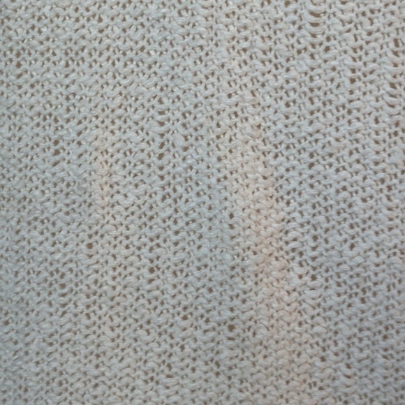 Urban Outfitters v-neck knit sweater medium cream boho neutral gorpcore fall - Picture 4 of 10